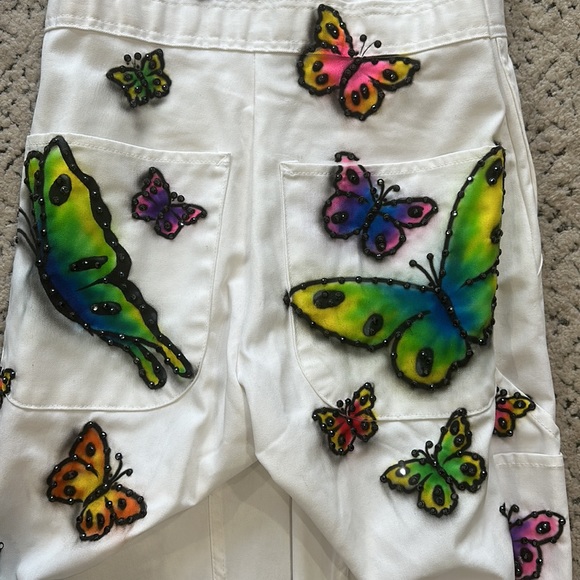 Photo shoot or costume. Airbrushed butterfly jumper xsmall - Picture 8 of 14